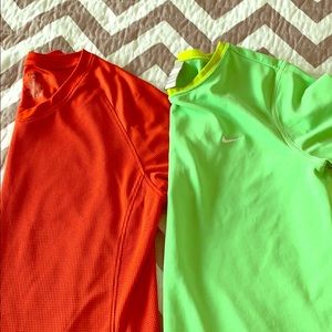 Set of 2 Athletic Workout Tops Nike and HIND